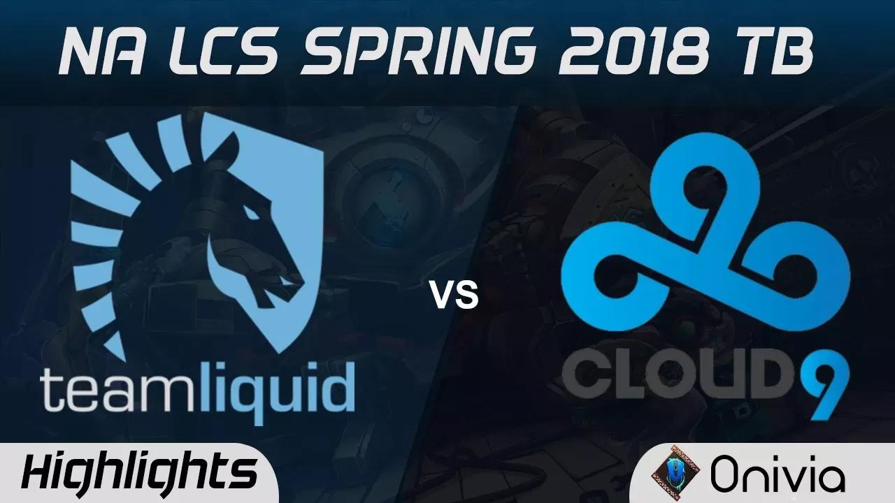 TL vs C9 Tiebreaker Highlights NA LCS Spring 2018 W9D2 Team Liquid vs Cloud9 by Onivia thumbnail