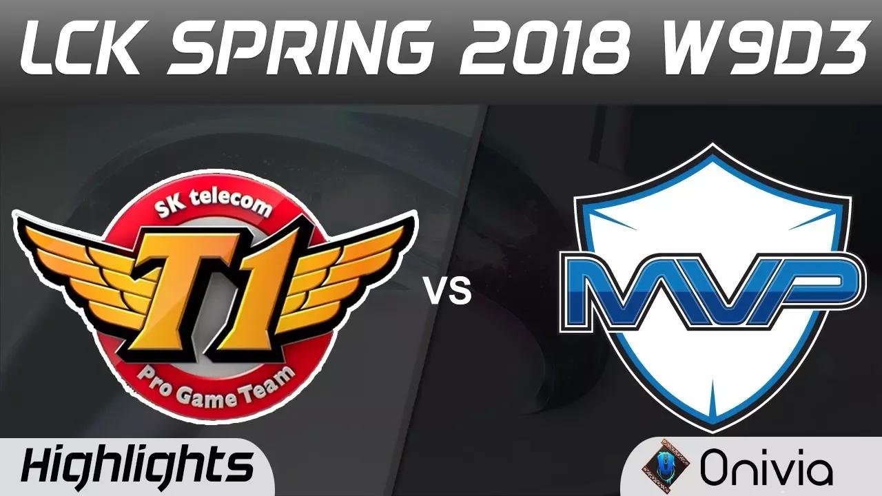 SKT vs MVP Highlights Game 1 LCK Spring 2018 W9D3 SK Telecom T1 vs MVP by Onivia thumbnail