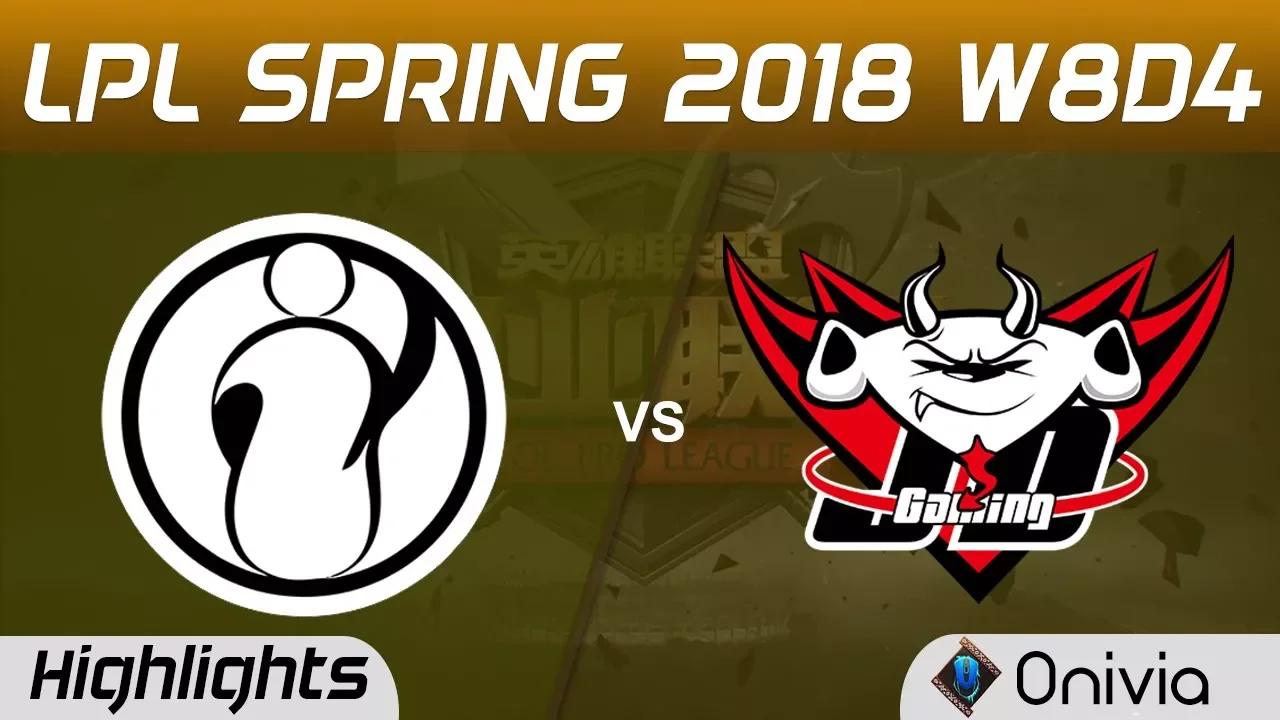 IG vs JDG Highlights Game 2 LPL Spring 2018 W8D4 Invictus Gaming vs JD Gaming by Onivia thumbnail