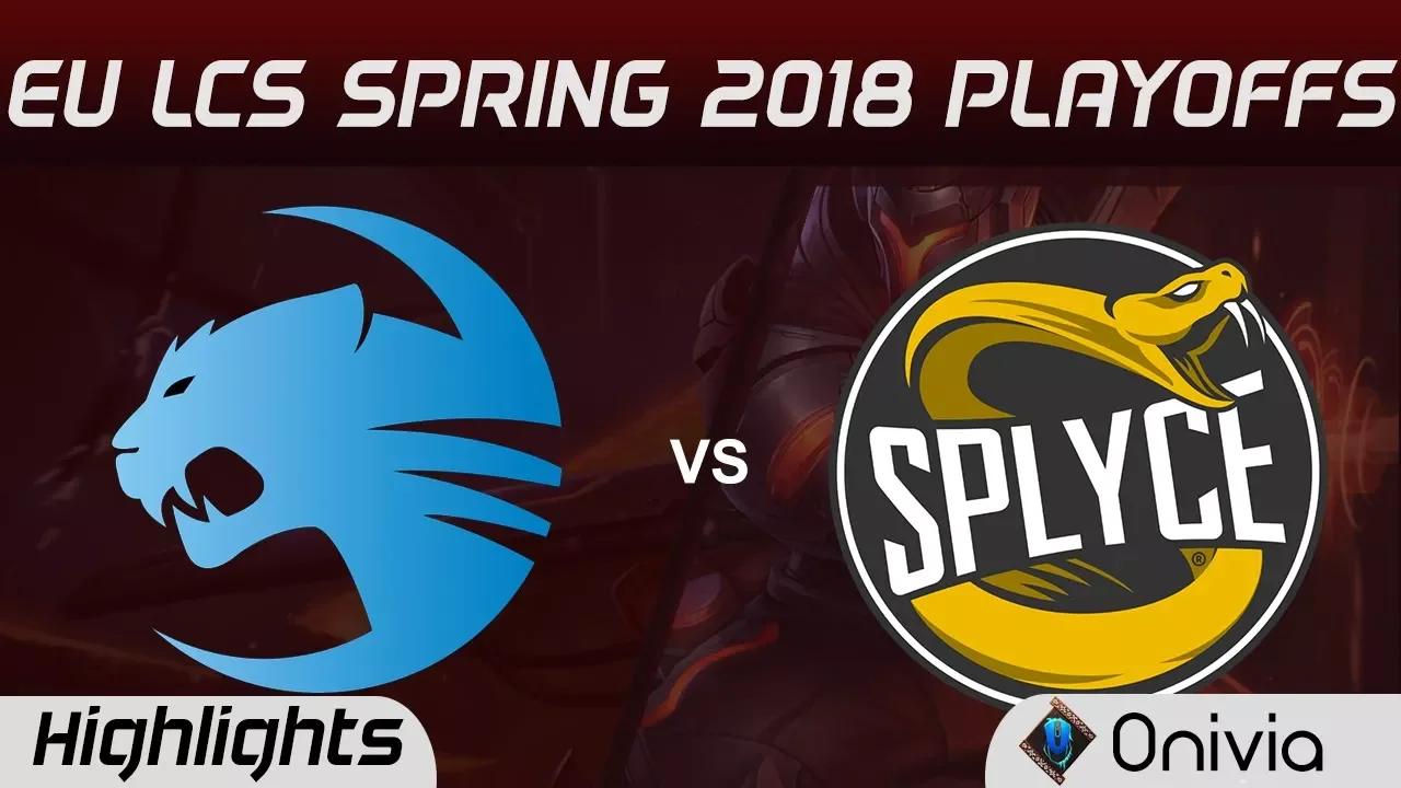 ROC vs SPY Highlights Game 1 EU LCS Spring Playoffs 2018 Team ROCCAT vs Splyce By Onivia thumbnail