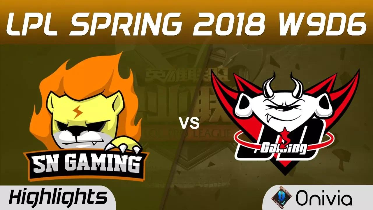 SNG vs JDG Highlights Game 1 LPL Spring 2018 W9D6 Suning Gaming vs JD Gaming by Onivia thumbnail