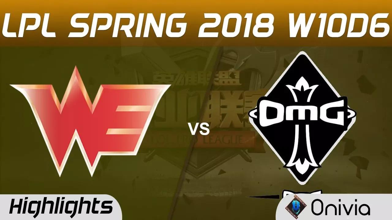 WE vs OMG Highlights Game 1 LPL Spring 2018 W10D6 Team WE vs OMG by Onivia thumbnail