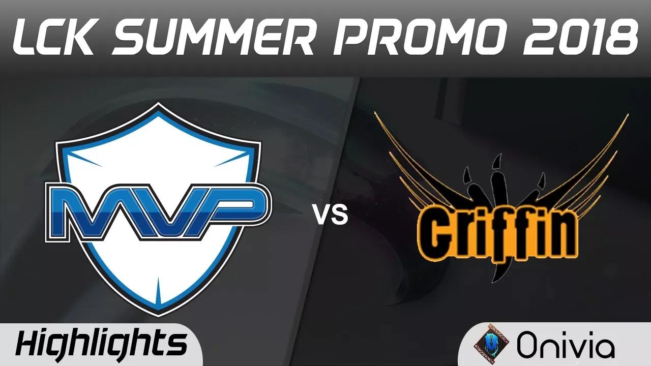 MVP vs GRF Highlights Game 2 LCK Summer Promotion 2018 MVP vs Griffin by Onivia thumbnail