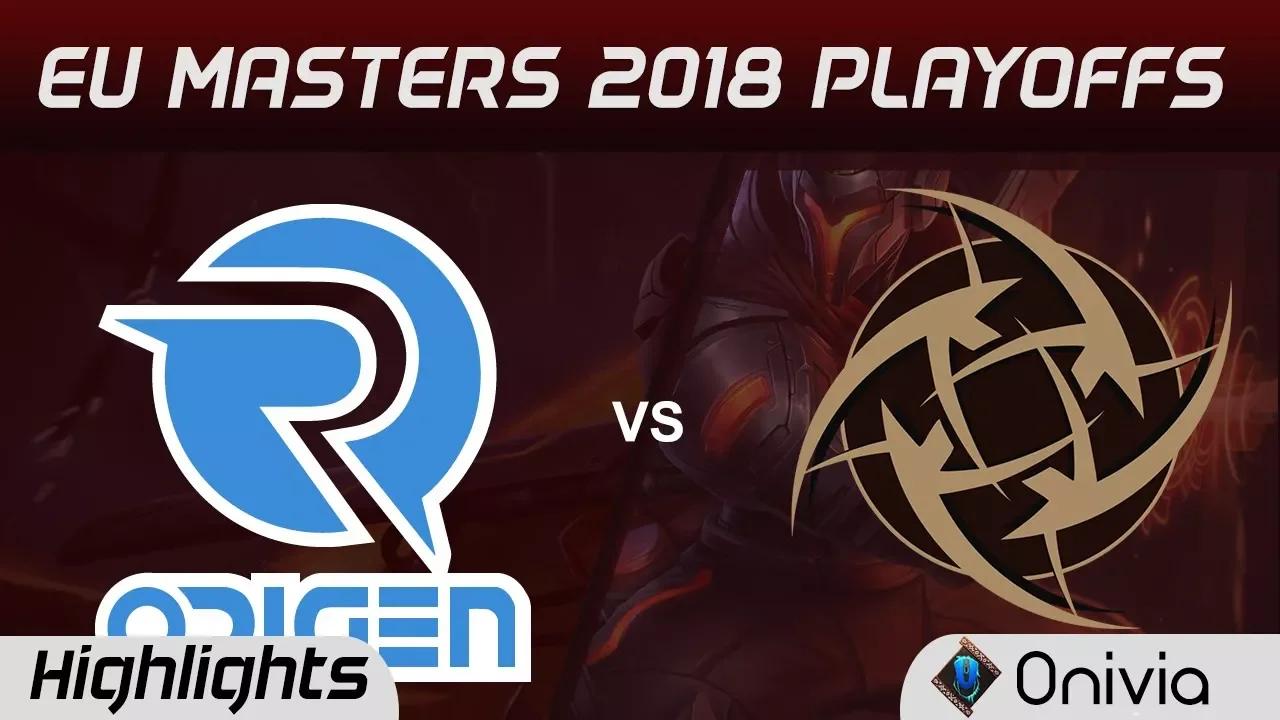 OG vs NIP Highlights Game 3 EU Masters Playoffs 2018 Origen vs Ninjas in Pyjamas By Onivia thumbnail