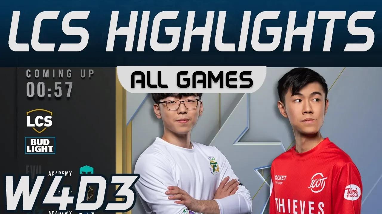 LCS Highlights Week4 Day3 LCS Spring 2020 All Games By Onivia thumbnail