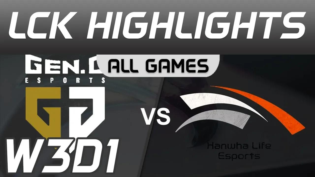 GEN vs HLE ALL GAMES Highlights LCK Spring 2020 Gen G vs Hanwha Life Esports LCK Highlights 2020 by thumbnail