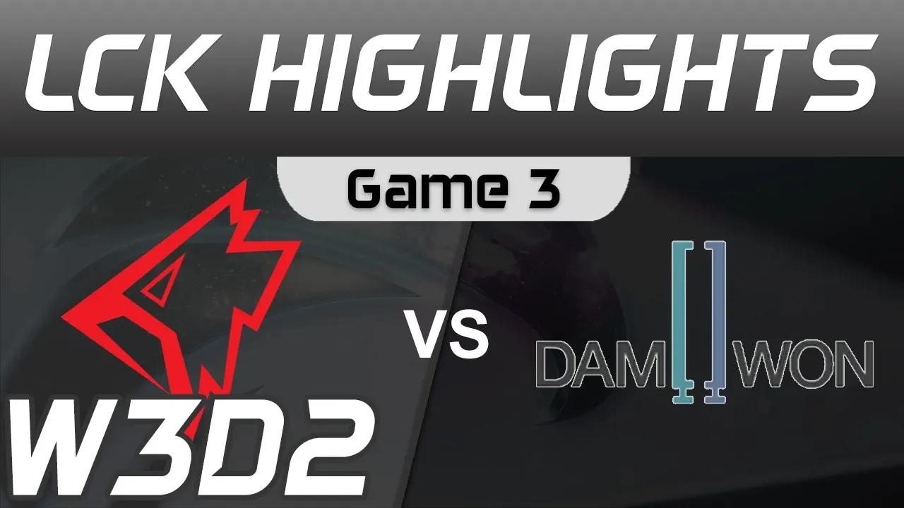 GRF vs DWG Highlights Game 3 LCK Spring 2020 W3D2 Griffin vs Damwon Gaming LCK Highlights 2020 by On thumbnail