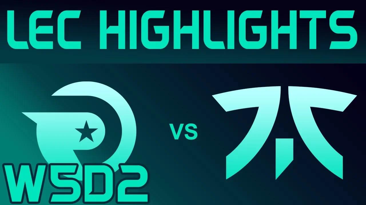 OG vs FNC Highlights LEC Spring 2020 W5D2 Origen vs Fnatic LEC Highlights 2020 by Onivia thumbnail