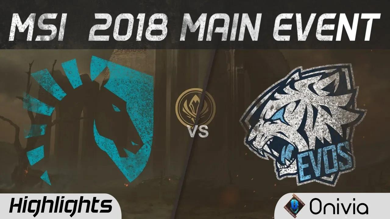 TL vs EVOS Highlights Game 1 MSI 2018 Main Event Team Liquid vs EVOS Esports by Onivia thumbnail