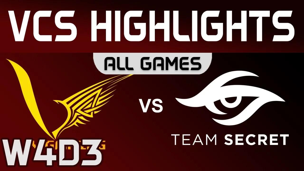 VGA vs TS Highlights ALL Games VCS Mùa Xuân 2020 V Gaming Adonis vs Team Secret by Onivia thumbnail