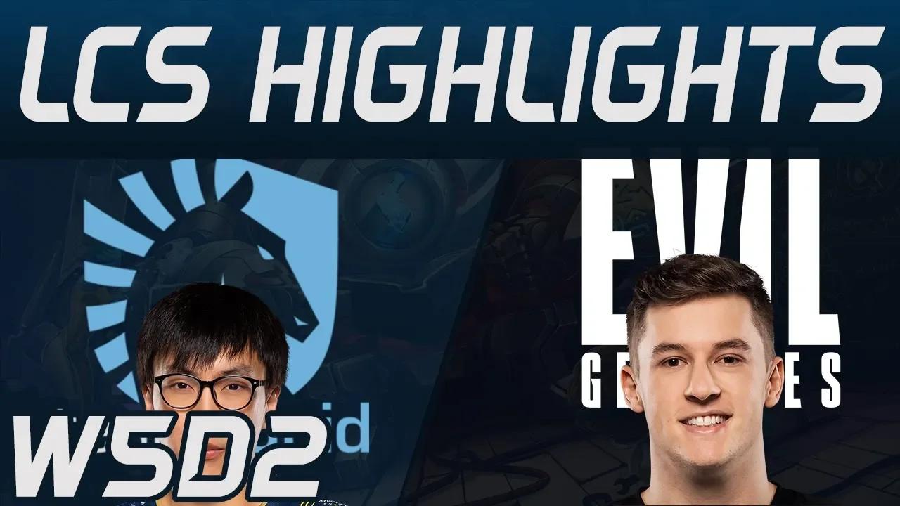 TL vs EG Highlights LCS Spring 2020 W5D2 Team Liquid vs Evil Geniuses LCS Highlights 2020 by Onivia thumbnail