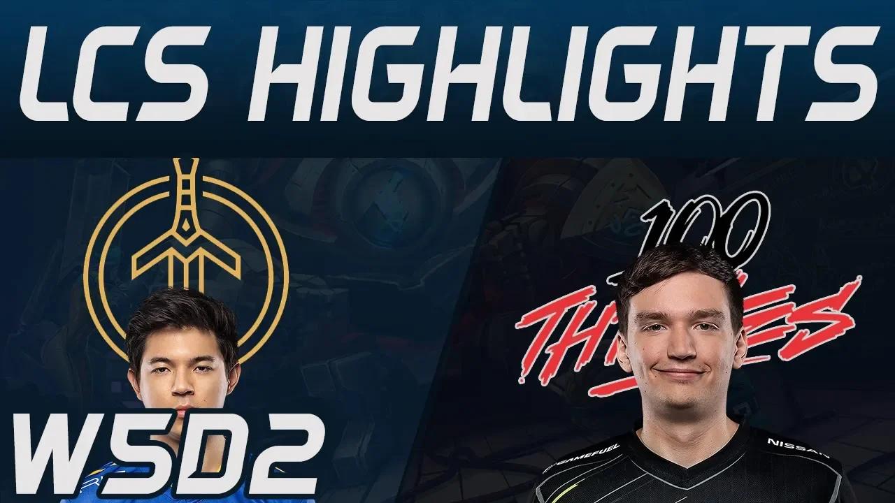 100 vs GG Highlights LCS Spring 2020 W5D2 100Thieves vs Golden Guardians LCS Highlights 2020 by Oniv thumbnail