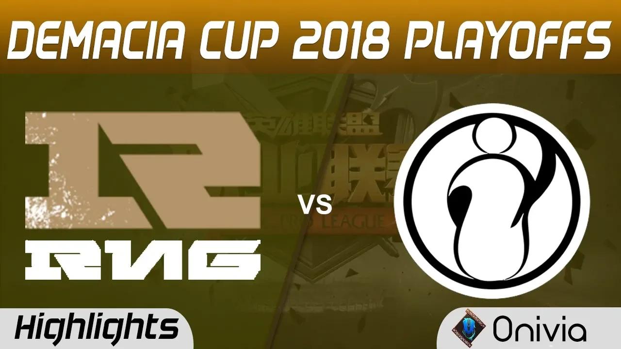 RNG vs IG Highlights Game 2 Demacia Cup Summer 2018 Playoffs Royal Never Give Up vs Invictus Gaming thumbnail