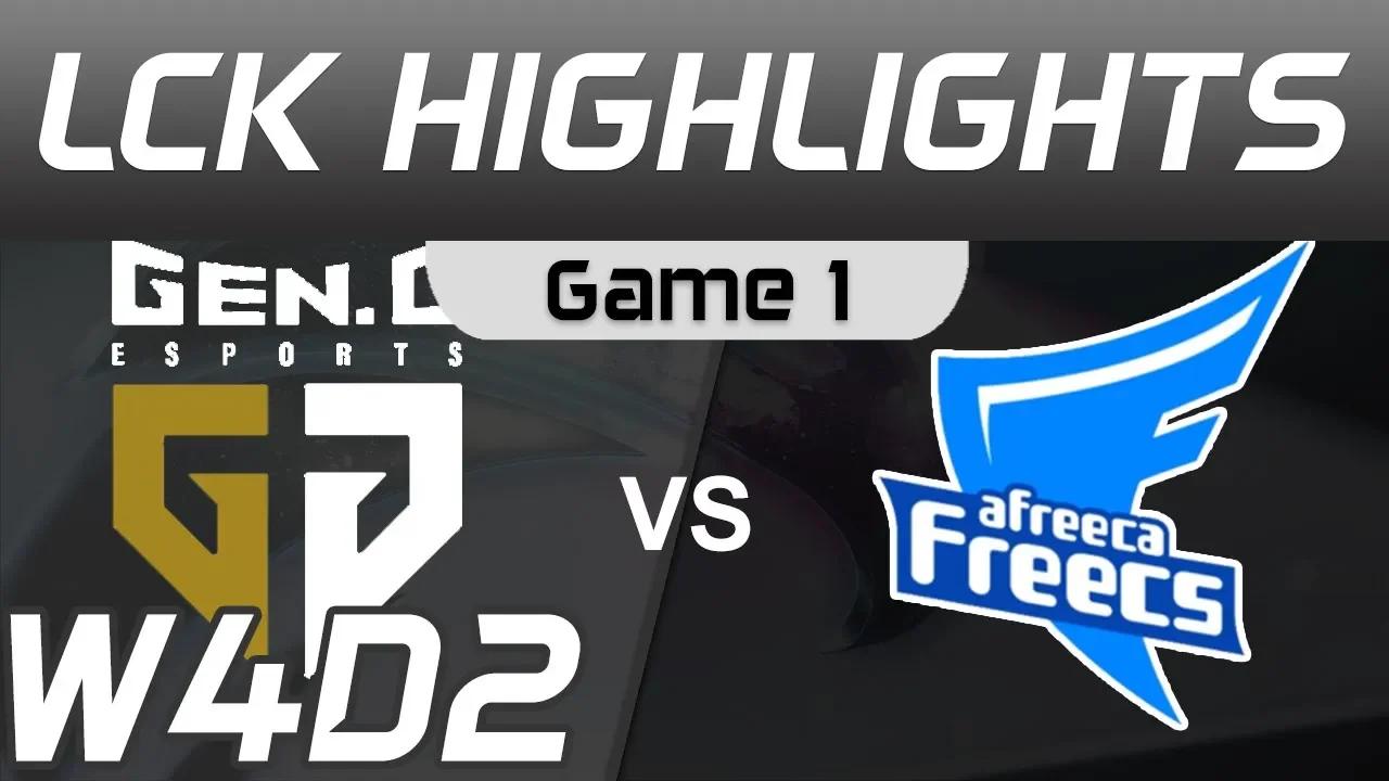 GEN vs AF Highlights Game 1 LCK Spring 2020 W4D2 Gen G vs Afreeca Freecs LCK Highlights 2020 by Oniv thumbnail