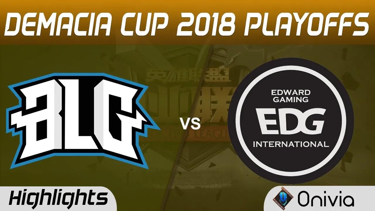 BLG vs EDG Highlights Game 2 Demacia Cup Summer 2018 Playoffs Bilibili Gaming vs Edward Gaming by On thumbnail