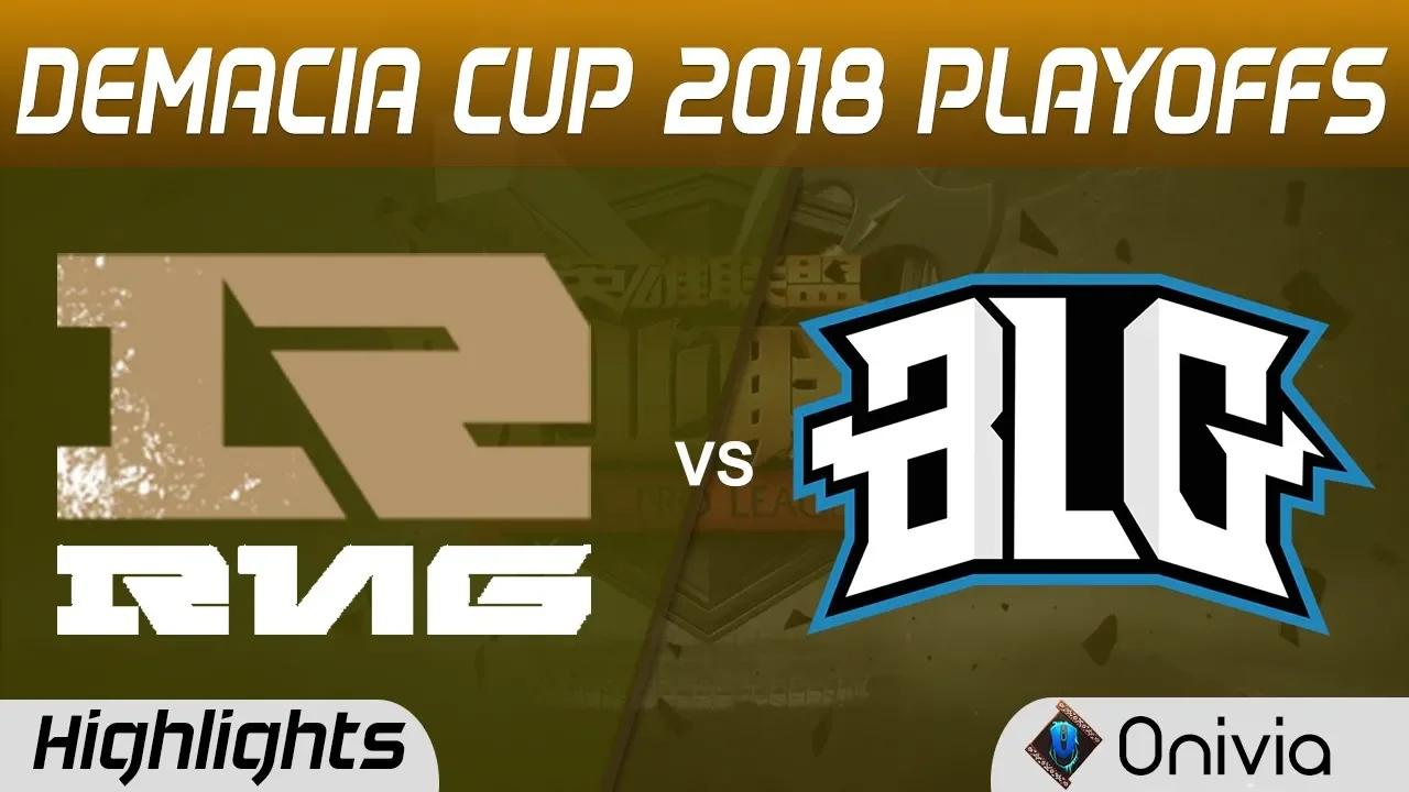 RNG vs BLG Highlights Game 2 Demacia Cup Summer 2018 Playoffs Royal Never Give Up vs Bilibili Gaming thumbnail