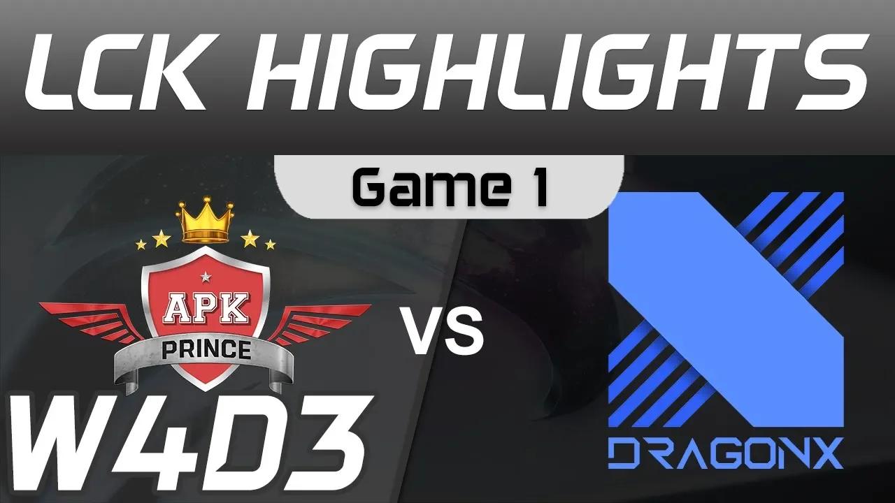 APK vs DRX Highlights Game 1 LCK Spring 2020 W4D3 APK Prince vs DragonX LCK Highlights 2020 by Onivi thumbnail