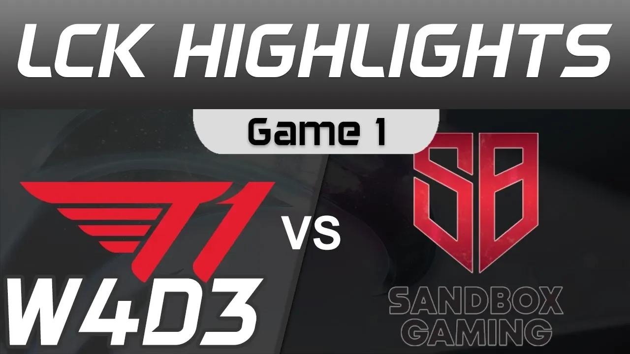 T1 vs SB Highlights Game 1 LCK Spring 2020 W4D3 T1 vs SANDBOX Gaming LCK Highlights 2020 by Onivia thumbnail