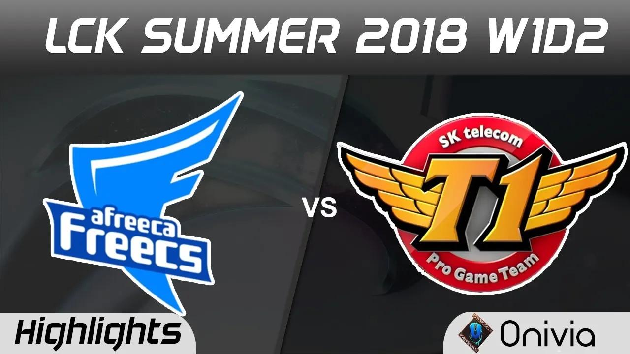 AFS vs SKT Highlights Game 2 LCK Summer 2018 Afreeca Freecs vs SK Telecom T1 by Onivia thumbnail