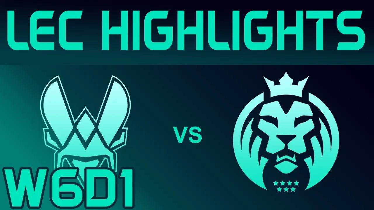 VIT vs MAD Highlights LEC Spring 2020 W6D1 Team Vitailty vs MAD Lions LEC Highlights 2020 by Onivia thumbnail