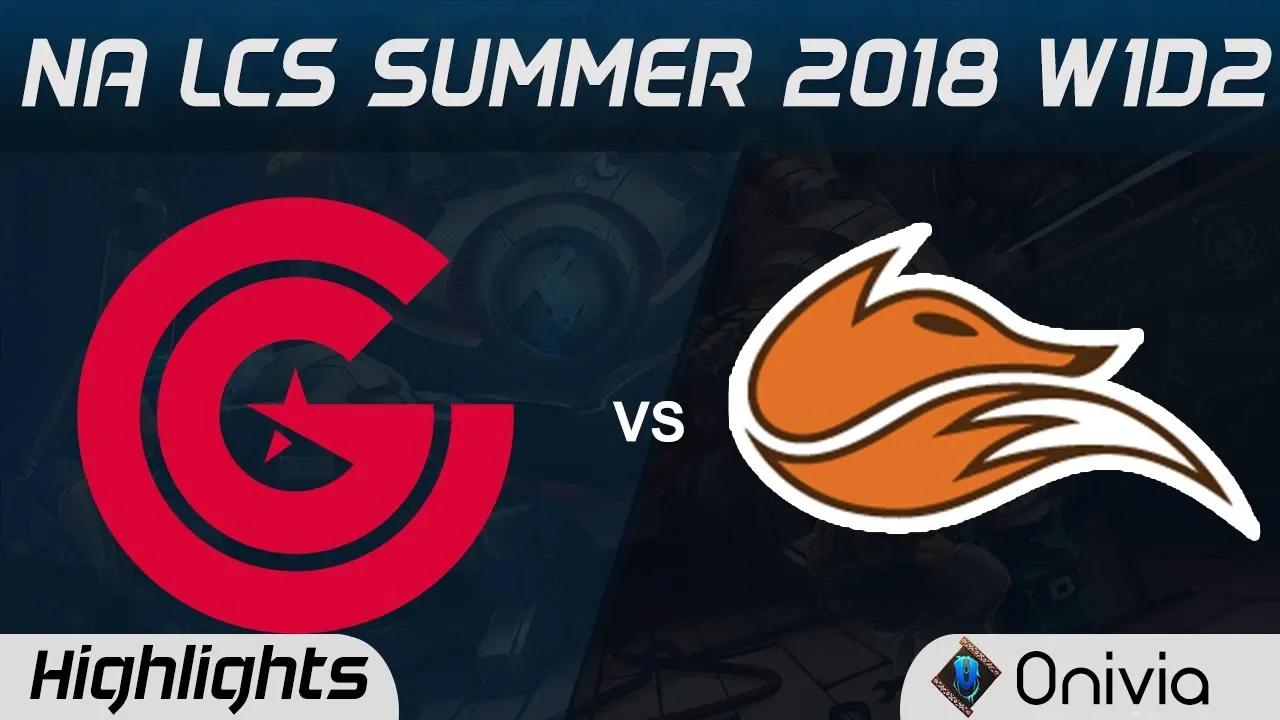 CG vs FOX Highlights NA LCS Summer 2018 W1D2 Clutch Gaming vs Echo Fox by Onivia thumbnail