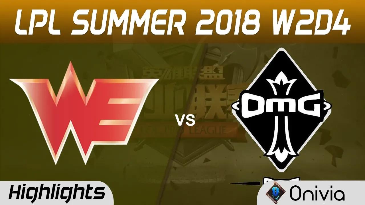 WE vs OMG Highlights Game 1 LPL Summer 2018 W2D4 Team WE vs OMG by Onivia thumbnail