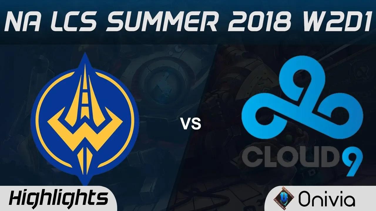 GGS vs C9 Highlights NA LCS Summer 2018 W2D1 Golden Guardians vs Cloud9 by Onivia thumbnail