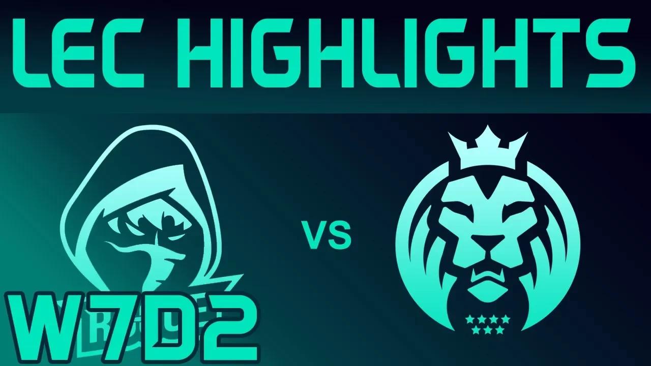 RGE vs MAD Highlights LEC Spring 2020 W7D2 Rogue vs MAD Lions LEC Highlights 2020 by Onivia thumbnail