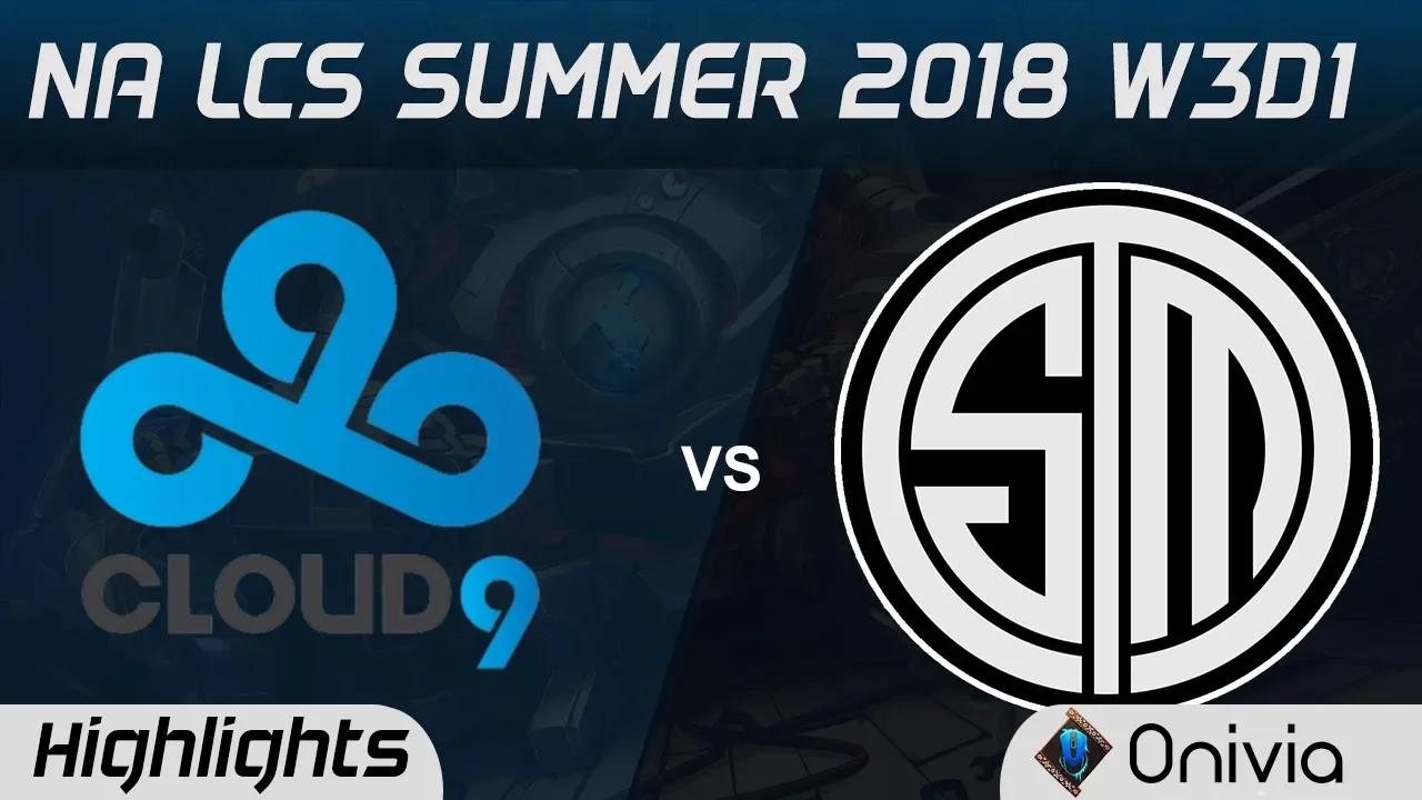 C9 vs TSM Highlights NA LCS Summer 2018 W3D1 Cloud9 vs Team Solo Mid by Onivia thumbnail