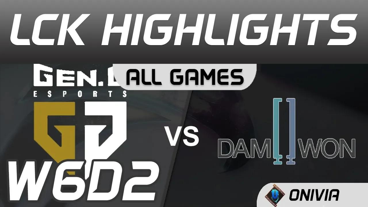 GEN vs DWG Highlights ALL GAMES LCK Spring 2020 W6D2 Gen G vs Damwon Gaming LCK Highlights 2020 by O thumbnail