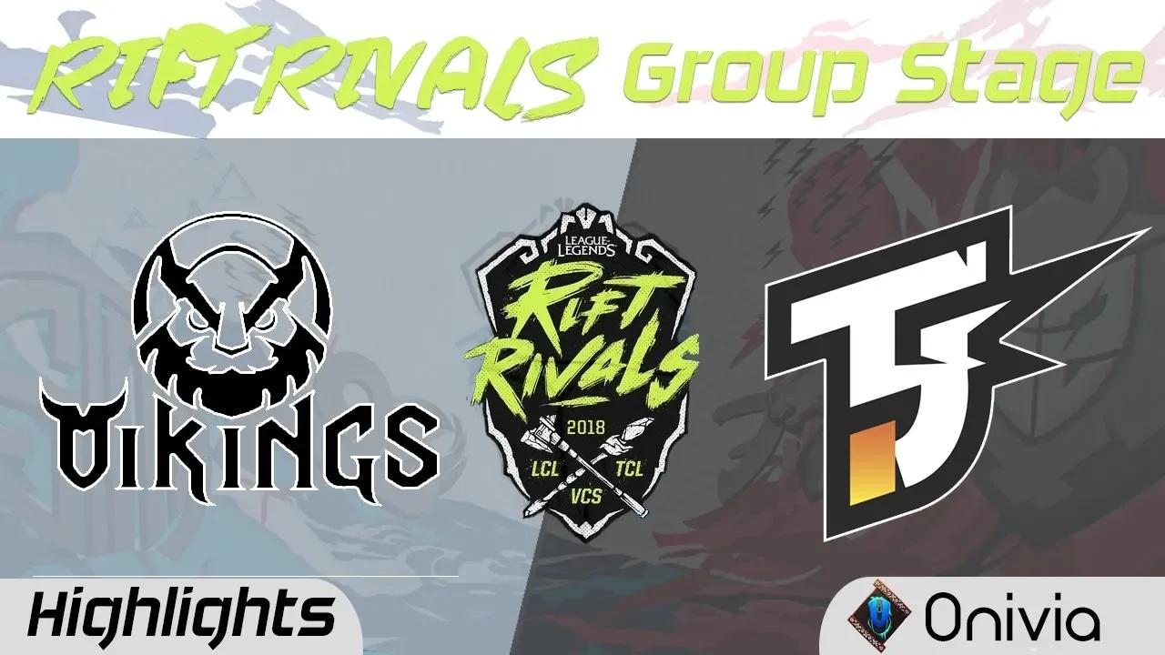 VK vs TJ Highlights Rift Rivals VCS TCL LCL 2018 Vikings vs Team Just by Onivia thumbnail