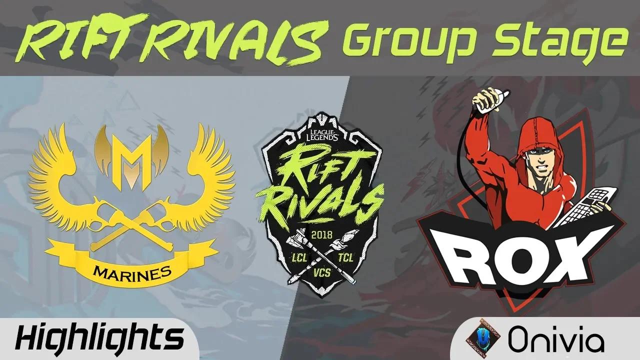 GAM vs ROX Highlights Rift Rivals VCS TCL LCL 2018 Gigabyte Marines vs RoX by Onivia thumbnail