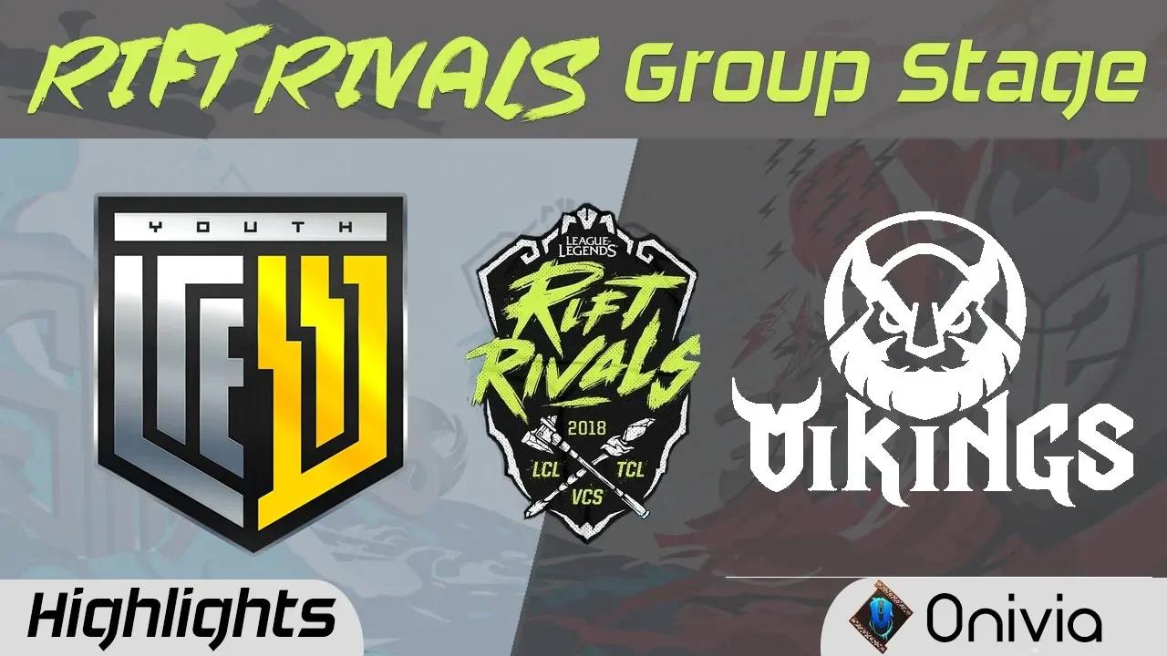 YC vs VK Highlights Rift Rivals VCS TCL LCL 2018 Youth Crew vs Vikngs by Onivia thumbnail