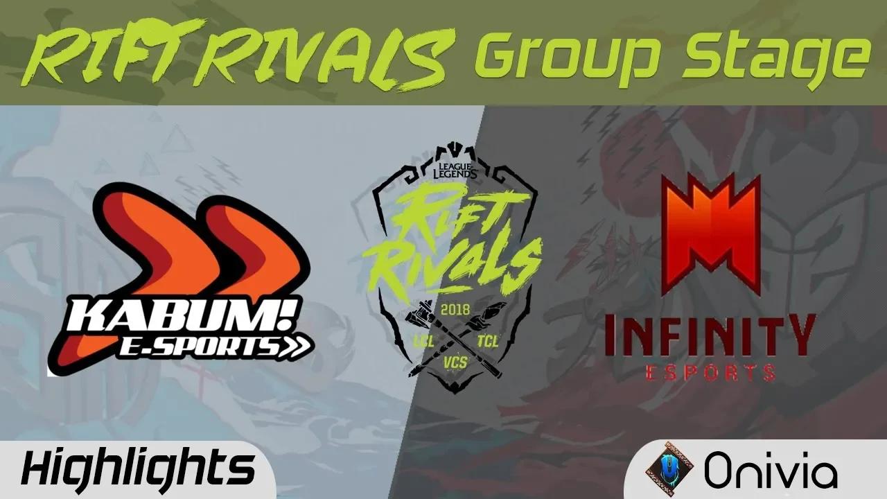 KBM vs INF Highlights Rift Rivals CBLOL LLN CLS 2018 Kabum eSports vs Infinity Esports by Onivia thumbnail