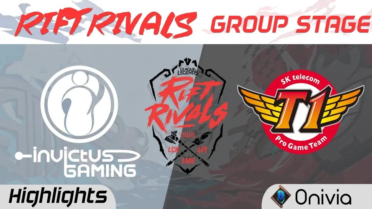 IG vs SKT Highlights Rift Rivals LCK LPL LMS 2018 Invictus Gaming vs SK Telecom T1 by Onivia thumbnail