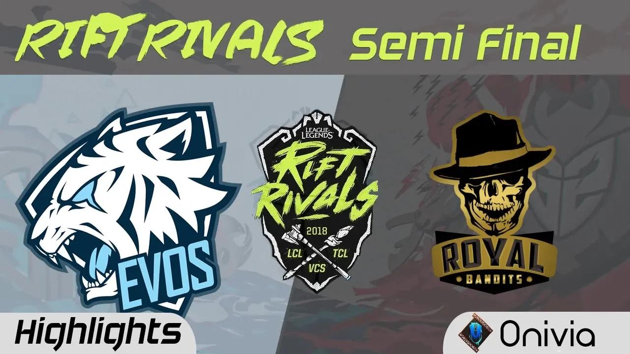 EVS vs RB Highlights Rift Rivals VCS TCL LCL 2018 EVOS Esports vs Royal Bandits by Onivia thumbnail