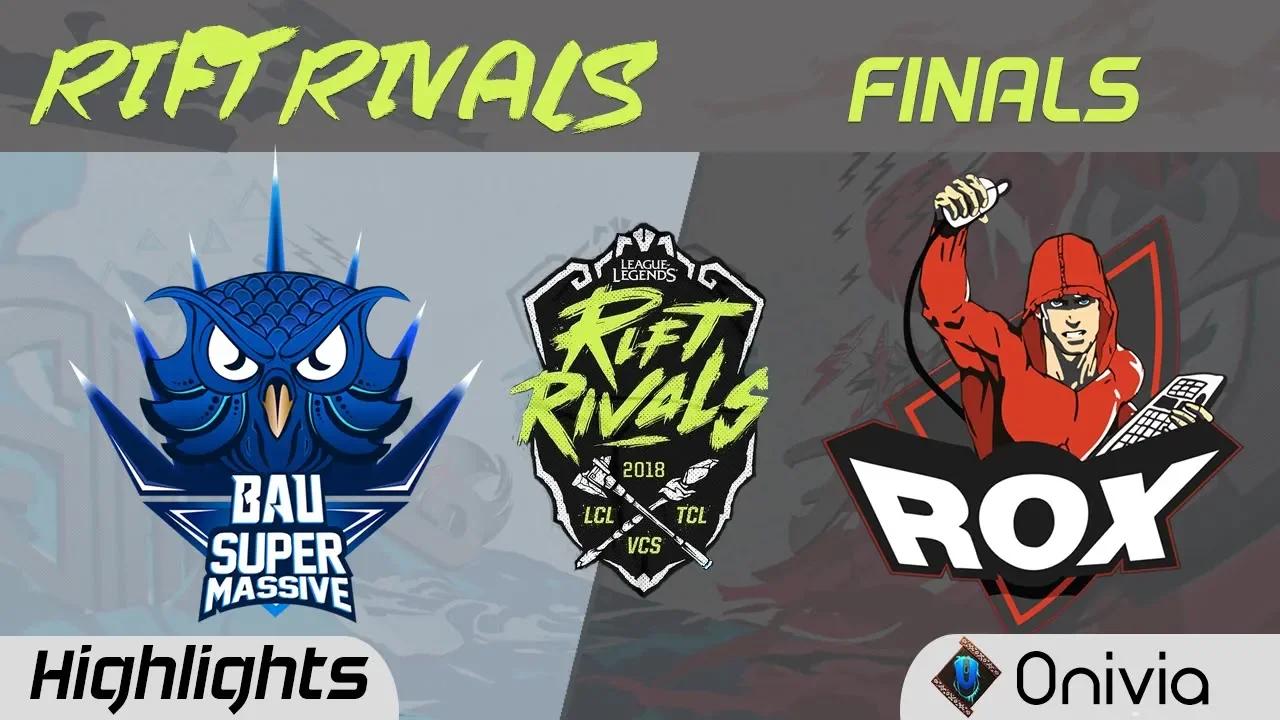 SUP vs ROX Highlights Rift Rivals VCS TCL LCL 2018 SuperMassive vs ROX by Onivia thumbnail