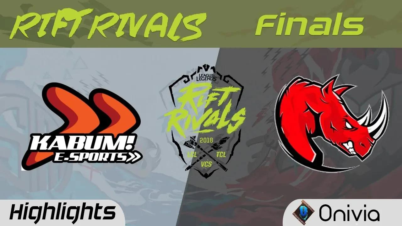 KBM vs KLG Highlights Rift Rivals Finals CBLOL LLN CLS 2018 Kabum eSports vs Kaos Latin Gamers thumbnail