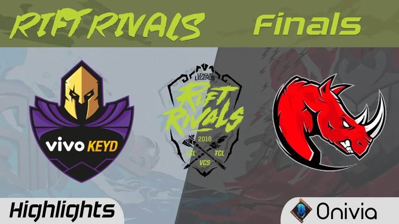 VK vs KLG Highlights Rift Rivals Finals CBLOL LLN CLS 2018 Vivo Keyd vs Kaos Latin Gamers by Onivia thumbnail