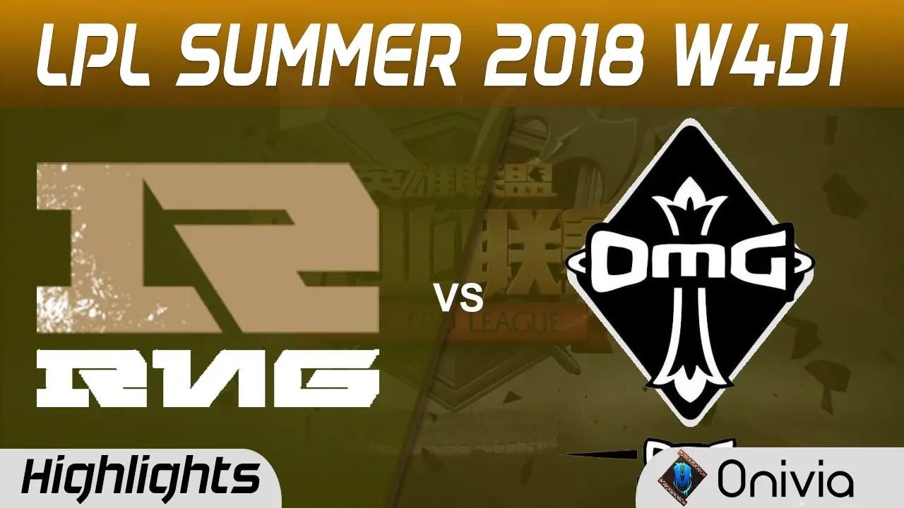 RNG vs OMG Highlights Game 2 LPL Summer 2018 W4D1 Royal Never Give Up vs OMG by Onivia thumbnail