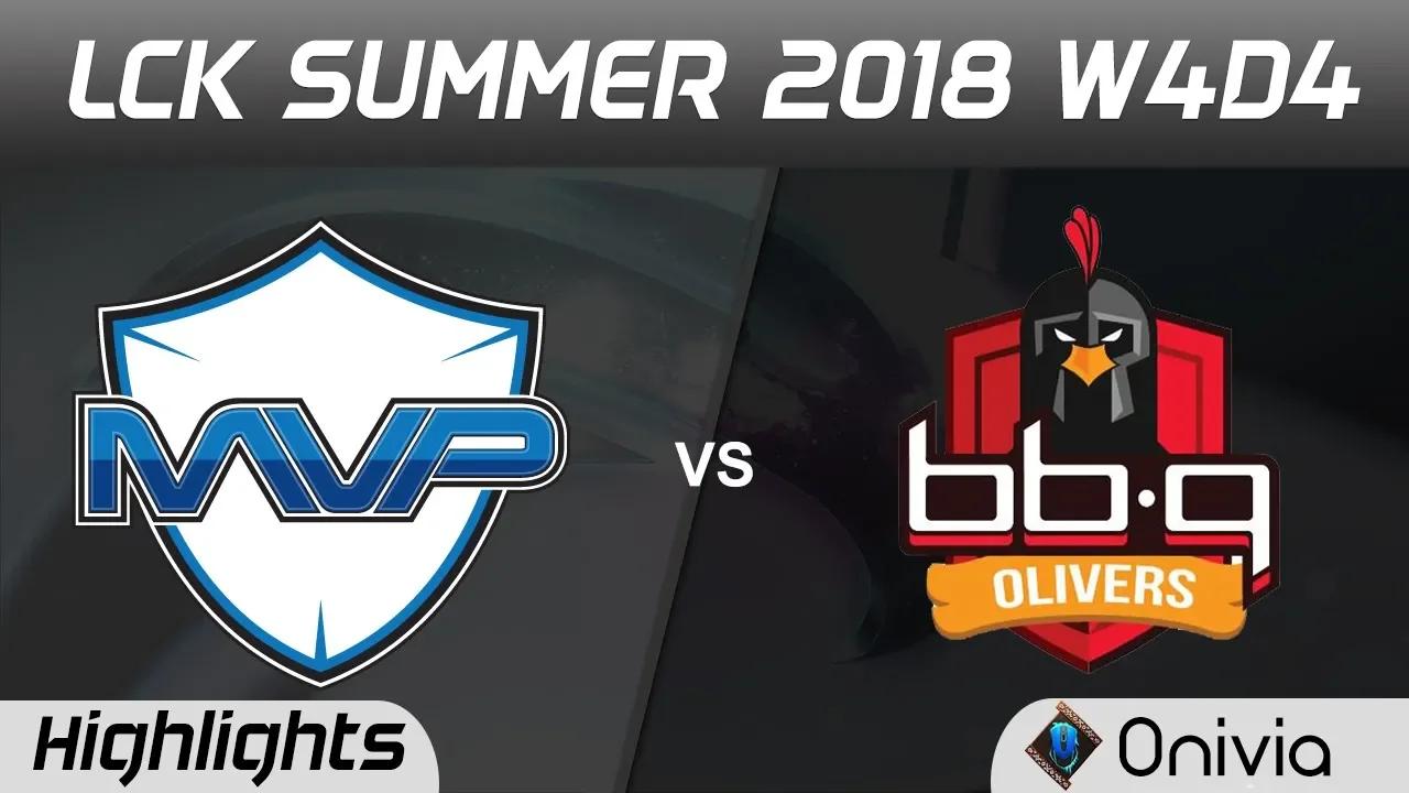 MVP vs BBQ Highlights Game 2 LCK Summer 2018 W4D4 MVP vs BBQ Olivers by Onivia thumbnail