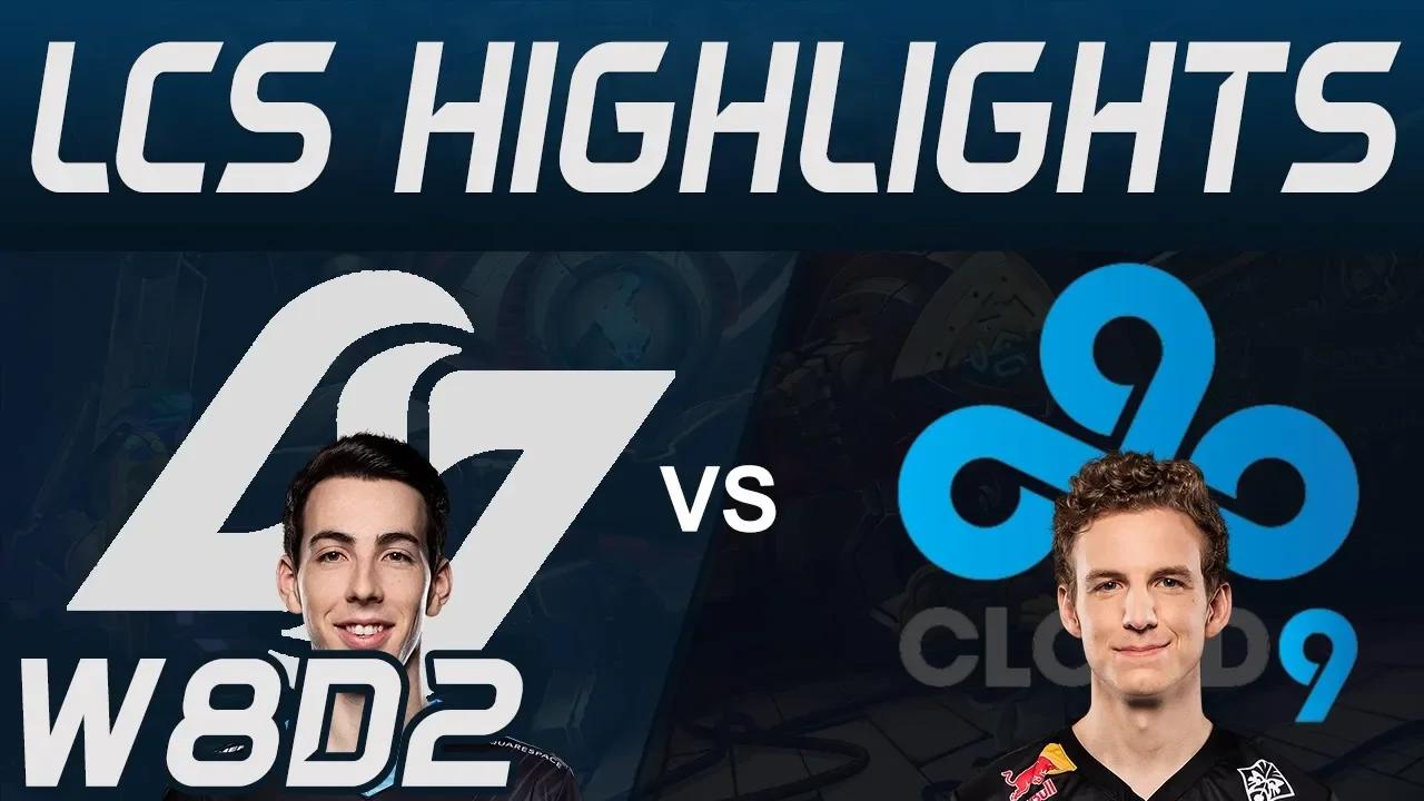 CLG vs C9 Highlights LCS Spring 2020 W8D2 Counter Logic Gaming vs Team Solo Mid LCS Highlights 2020 thumbnail