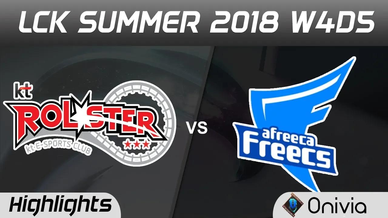 KT vs AFS Highlights Game 3 LCK Summer 2018 W4D5 KT Rolster vs Afreeca Freecs by Onivia thumbnail