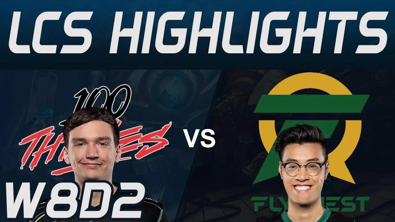 100 vs FLY Highlights LCS Spring 2020 W8D2 100Thieves vs Flyquest LCS Highlights 2020 by Onivia thumbnail