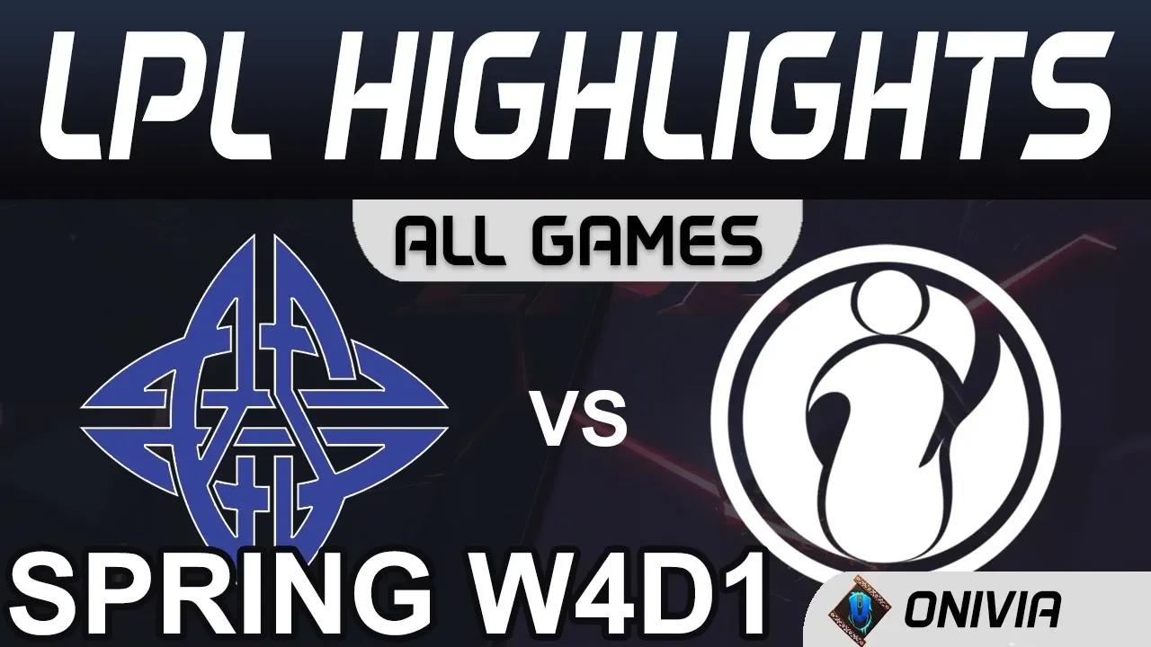 ES vs IG Highlights ALL GAMES LPL Spring 2020 W4D1 eStar vs Invictus Gaming by Onivia thumbnail