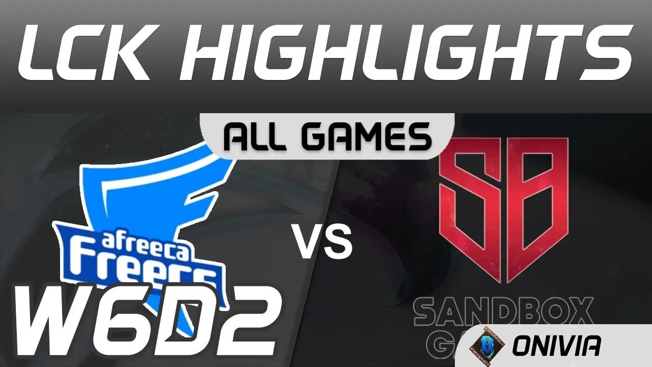 AF vs SB Highlights ALL GAMES LCK Spring 2020 W6D2 Afreeca Freecs vs SANDBOX Gaming LCK Highlights 2 thumbnail