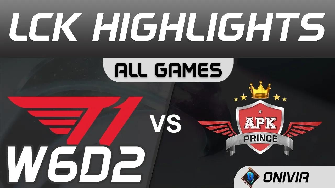 T1 vs APK Highlights ALL GAMES LCK Spring 2020 W6D2 T1 vs APK Prince LCK Highlights 2020 by Onivia thumbnail