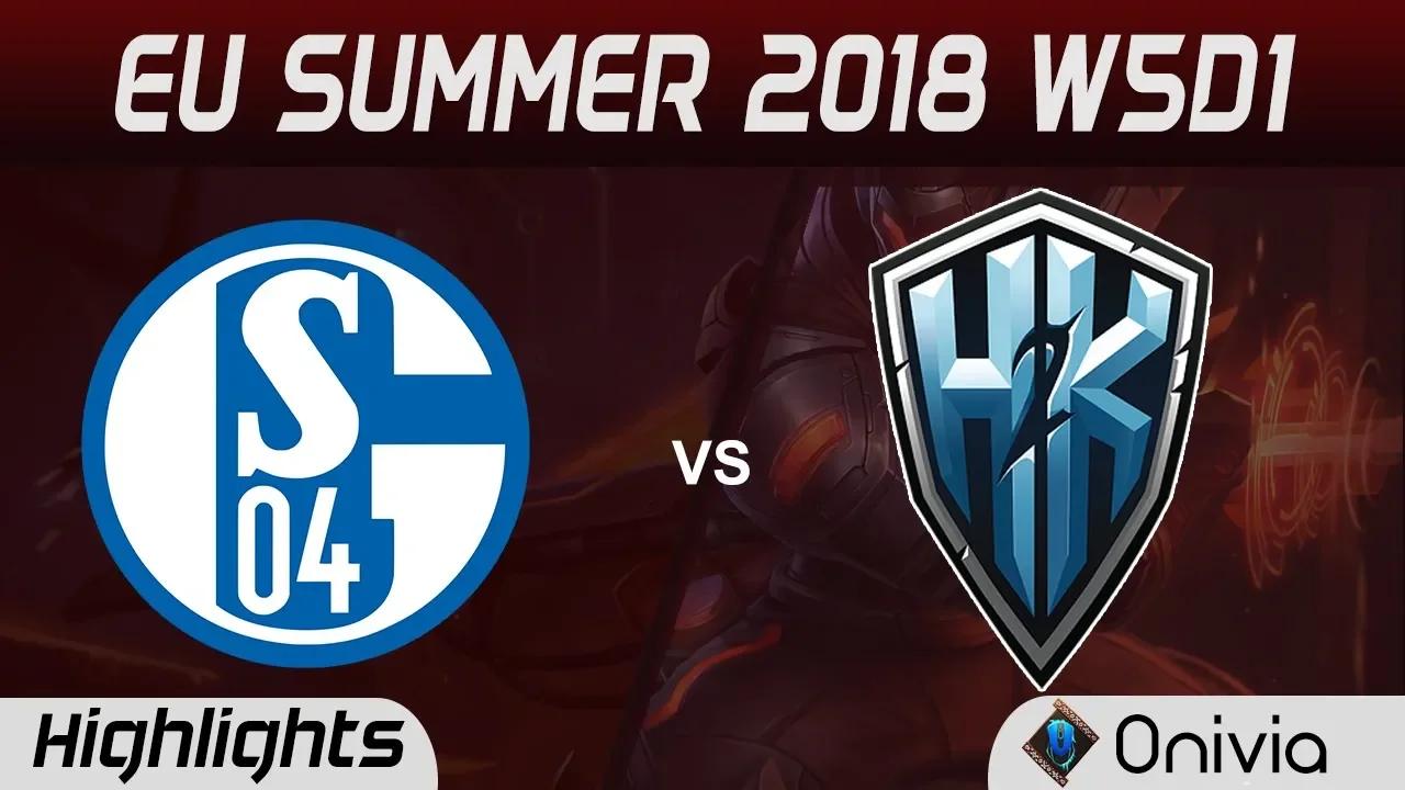 S04 vs H2K Highlights EU LCS Summer 2018 W5D1 FC Schalke 04 vs H2K Gaming By Onivia thumbnail