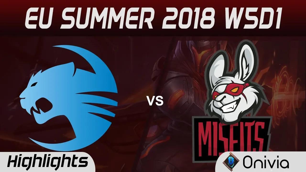 ROC vs MSF Highlights EU LCS Summer 2018 W5D1 Team ROCCAT vs Misfits Gaming By Onivia thumbnail