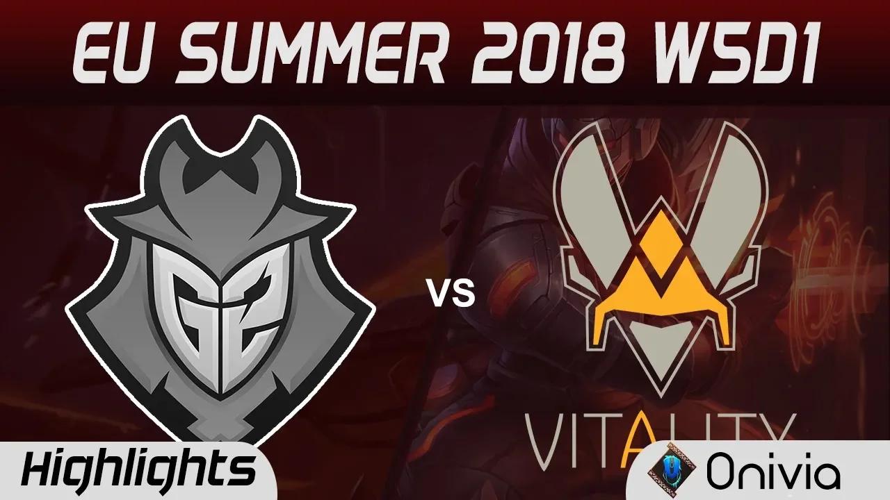 G2 vs VIT Highlights EU LCS Summer 2018 W5D1 G2 Esports vs Team Vitality By Onivia thumbnail